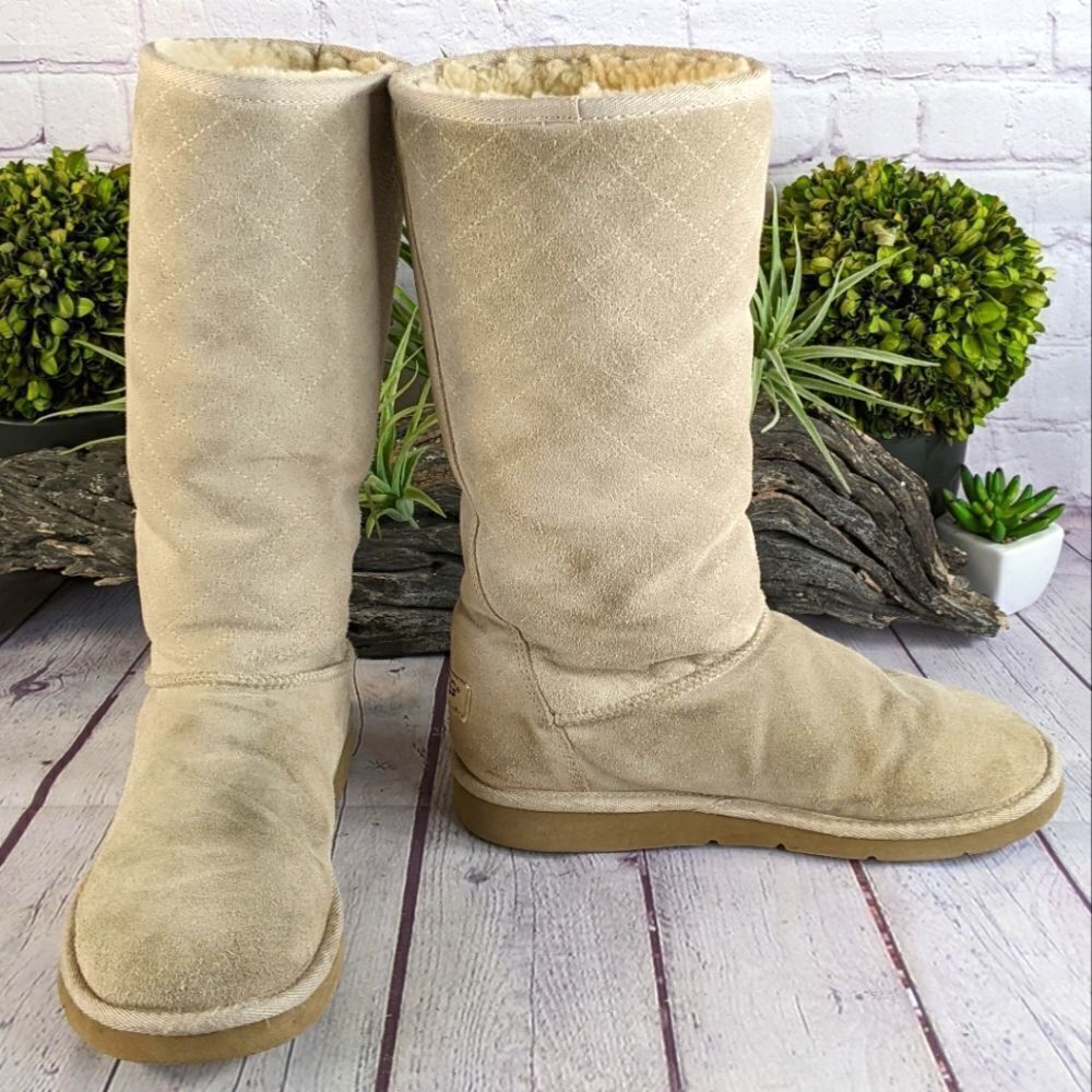 UGG Classic Tall Quilted Sheepskin Winter Boots